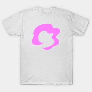Abstract Hair Art (pink) T-Shirt